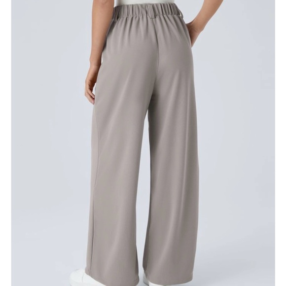 Halara Flex™ High Waisted Pocket Wide Leg Waffle Work Pants - Picture 4 of 10